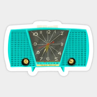 Turquoise radio Sticker